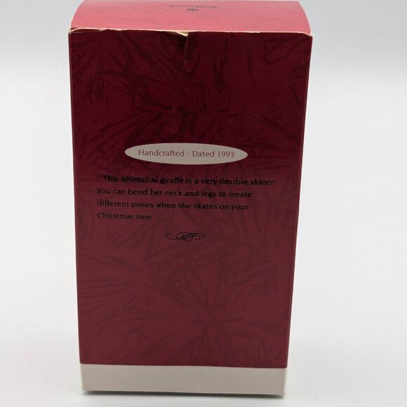 Hallmark Keepsake Daughter 1993, Vintage Bendable Giraffe Christmas Ornament - Picture 9 of 11